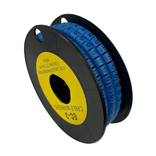 Grippes (G) Cable Marker 5.0mm to 7.2mm (350pcs) Blue