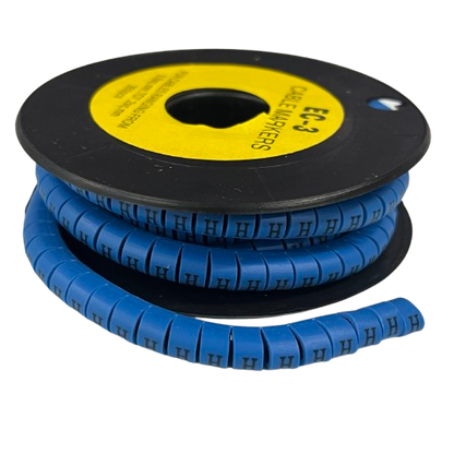 Grippes (H) Cable Marker 5.0mm to 7.2mm (350pcs) Blue