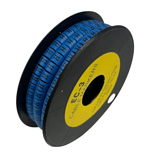 Grippes (H) Cable Marker 5.0mm to 7.2mm (350pcs) Blue