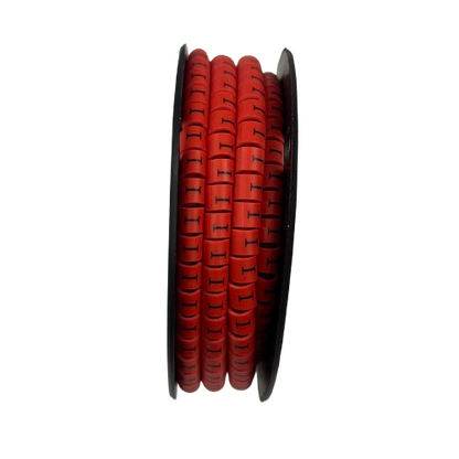 Grippes (I) Cable Marker 3.6mm to 5.2mm 500pcs per Roll Red