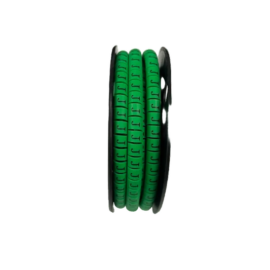 Grippes (J) Cable Marker 3.6mm to 5.2mm 500pcs EC-2G  Wire Tagging