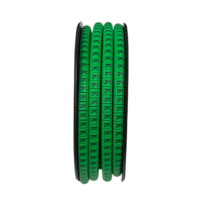 Cable (K) Marker EC-1 Green 2.6mm to 4.2mm 1000pcs 1 Roll   EC-1G(K)