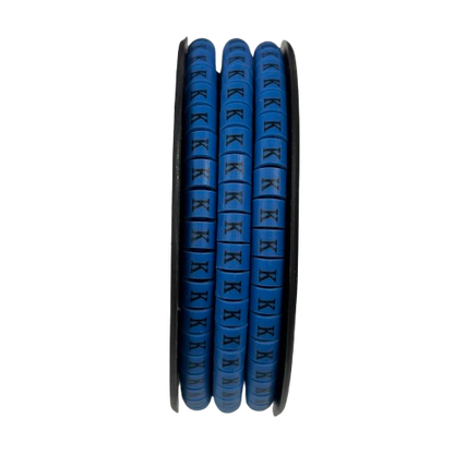 Grippes (K) Cable Marker 3.6mm to 5.2mm Color Blue 1roll 500pcs EC-2B