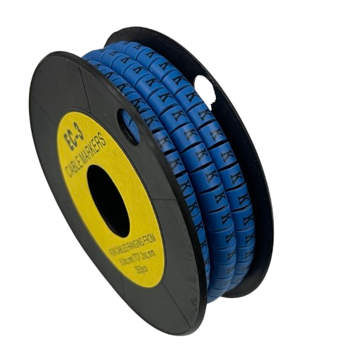 Grippes (K) Cable Marker 5.0mm to 7.2mm (350pcs) Blue