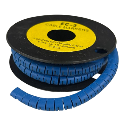 Grippes (L) Cable Marker 5.0mm to 7.2mm (350pcs) Blue