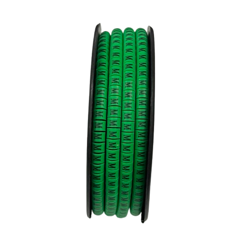 Cable (M) Marker EC-1 Green 2.6mm to 4.2mm 1000pcs 1 Roll   EC-1G(M)