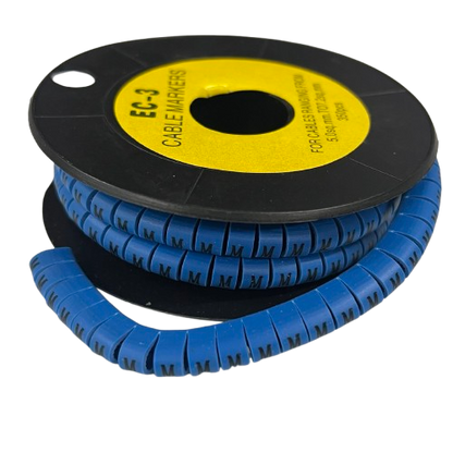 Grippes (M) Cable Marker 5.0mm to 7.2mm (350pcs) Blue