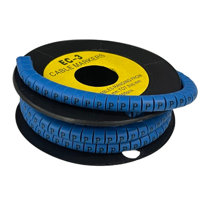 Grippes (P) Cable Marker 5.0mm to 7.2mm (350pcs) Blue
