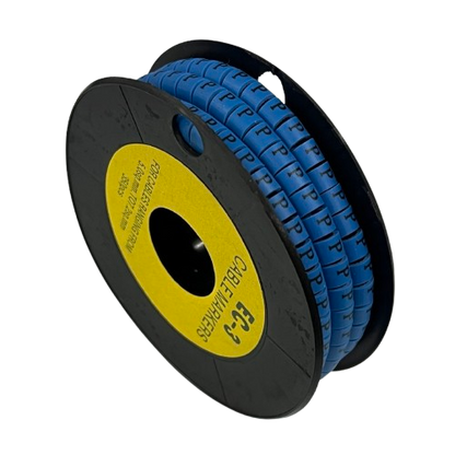 Grippes (P) Cable Marker 5.0mm to 7.2mm (350pcs) Blue