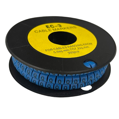 Grippes (Q) Cable Marker 5.0mm to 7.2mm (350pcs) Blue