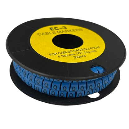 Grippes (Q) Cable Marker 5.0mm to 7.2mm (350pcs) Blue