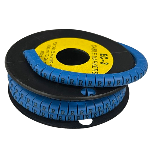 Grippes (R) Cable Marker 5.0mm to 7.2mm (350pcs) Blue