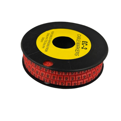 Grippes (R) Cable Marker 3.6mm to 5.2mm 500pcs per Roll Red