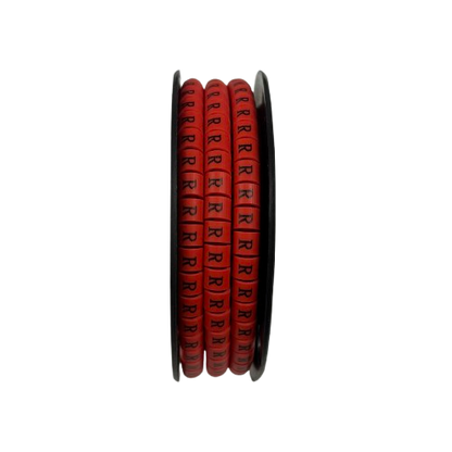 Grippes (R) Cable Marker 3.6mm to 5.2mm 500pcs per Roll Red