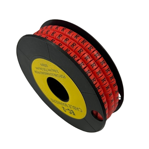 Grippes (R) Cable Marker 3.6mm to 5.2mm 500pcs per Roll Red