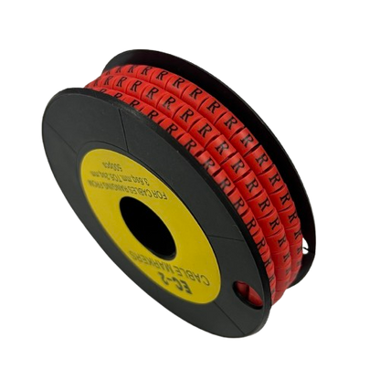 Grippes (R) Cable Marker 3.6mm to 5.2mm 500pcs per Roll Red