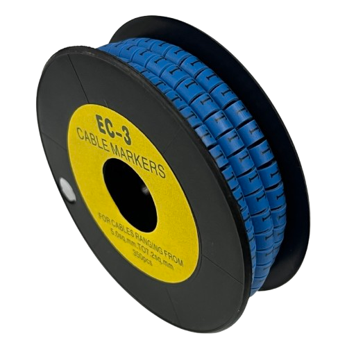 Grippes (T) Cable Marker 5.0mm to 7.2mm (350pcs) Blue
