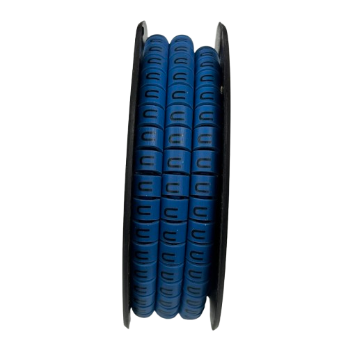 Grippes (U) Cable Marker 5.0mm to 7.2mm (350pcs) Blue