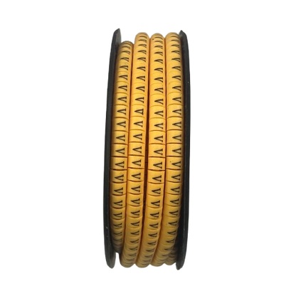 Cable (V) Marker 2.6mm to 4.2mm ( 1000pcs) Yellow EC-1Y