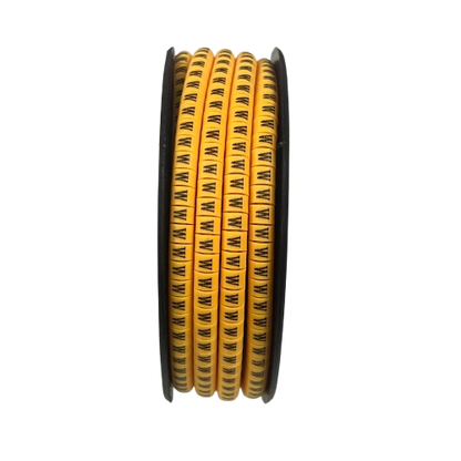 Cable (W) Marker 2.6mm to 4.2mm ( 1000pcs) Yellow EC-1Y