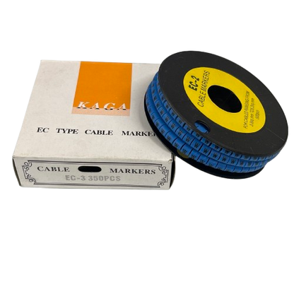 Grippes (W) Cable Marker 5.0mm to 7.2mm (350pcs) Blue