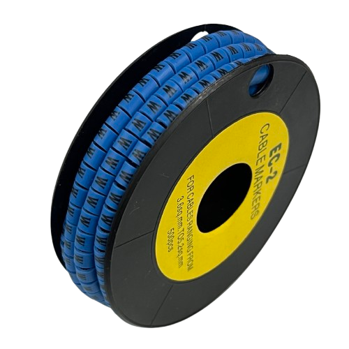 Grippes (W) Cable Marker 5.0mm to 7.2mm (350pcs) Blue
