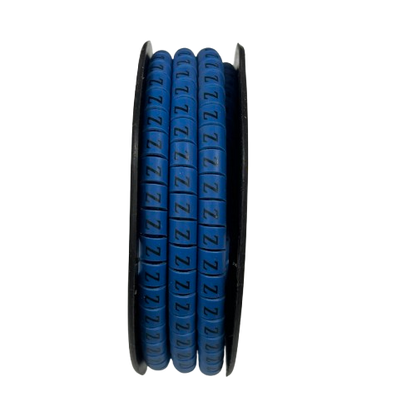 Grippes (Z) Cable Marker 3.6mm to 5.2mm Color Blue 1roll 500pcs EC-2B
