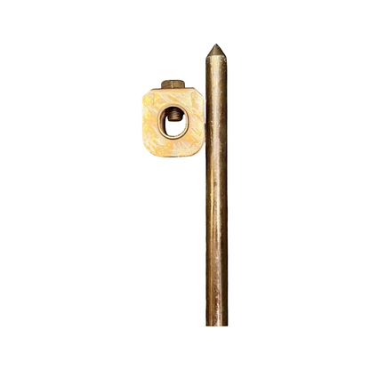 Grounding Rod 1 Meter x 3/4 with Grounding Clamp (Copper Plated)