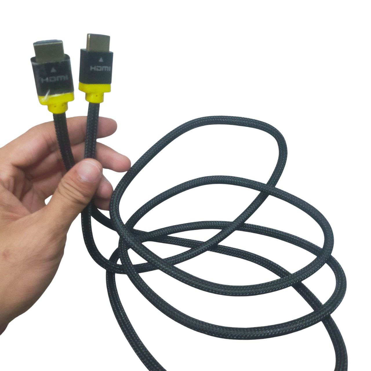 HDMI Cable 2.0v Durable and Reliable Audio/ Video Cables 2 Meters Black