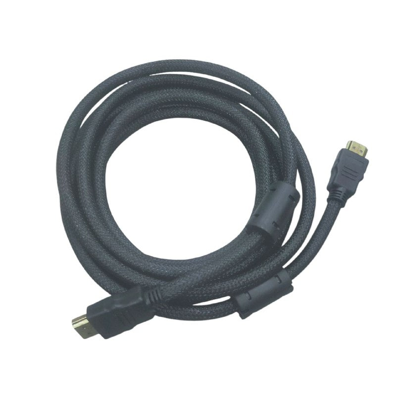 HDMI Cable Male to Male Audio/Video Cable 3 Meters Braided Black