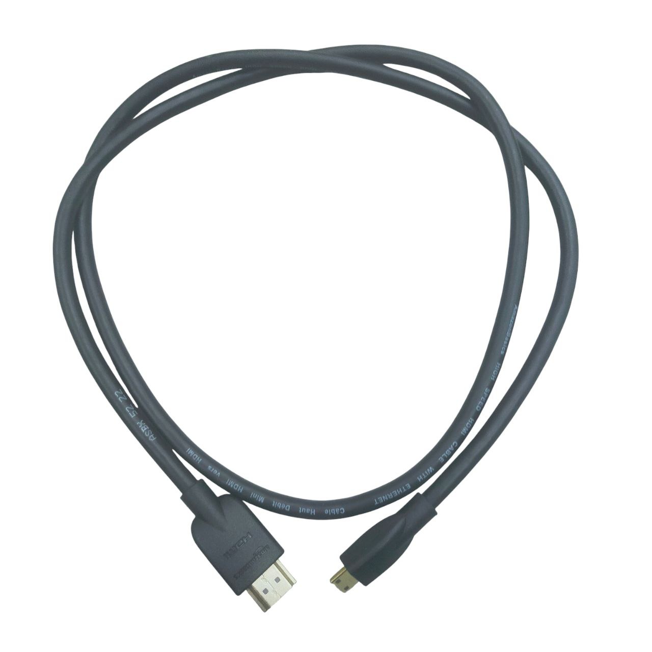 HDMI to HDMI Mini HIgh Speed Reliable Video & Audio Cable 1 Meter Black