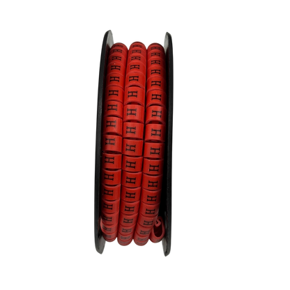 Grippes (H) Cable Marker Red 5.0mm to 7.2mm 350pcs