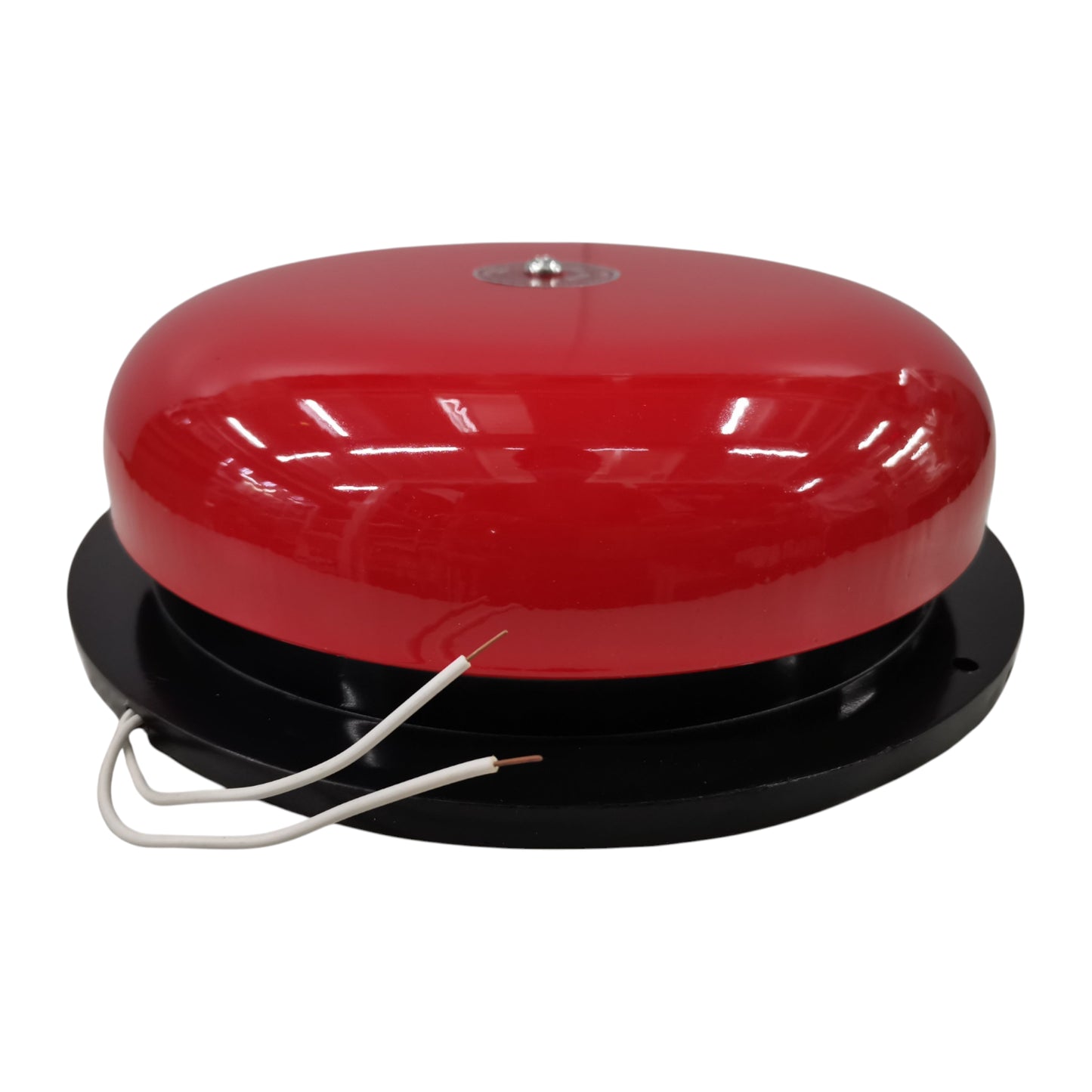 Hallo 10 Inches Round Bell 220V Red Made in Japan Fire Alarm Bell 250mm
