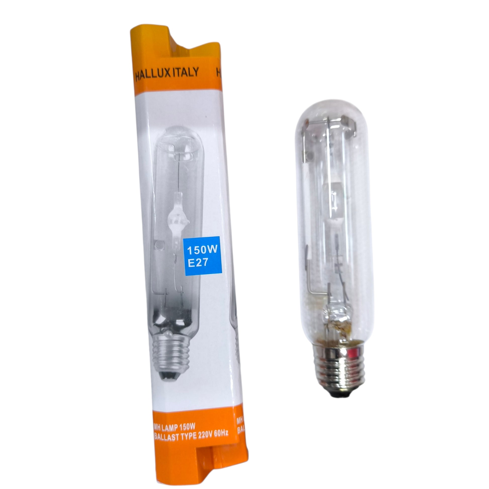 Hallux Italy 150W E27 Metal Halide Tubular Daylight 6500K HHIMH150W/TE27 Electx Electrical Supply