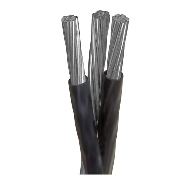 Hallux Service Drop Wire Triplex AWG 67 14mm 2 Cable Insulated and 1 Bare 500metersRoll