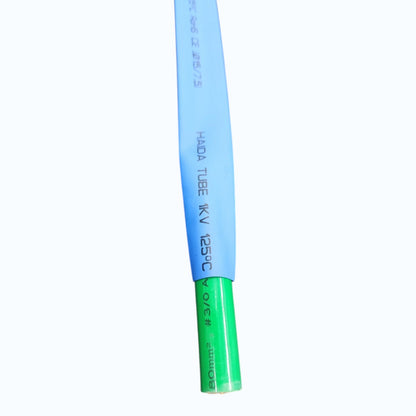 Heat Shrinkable Tube 15mm Blue for 80mm 3/0 AWG Temp. rating 125°C,Voltage Rating 0.6/1kV 100meters per roll