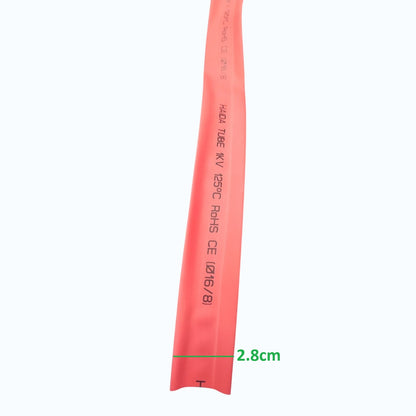Heat Shrinkable Tube 16mm Red for 100mm 4/0 AWG Temp. rating 125°C,Voltage Rating 0.6/1kV 100meters per roll