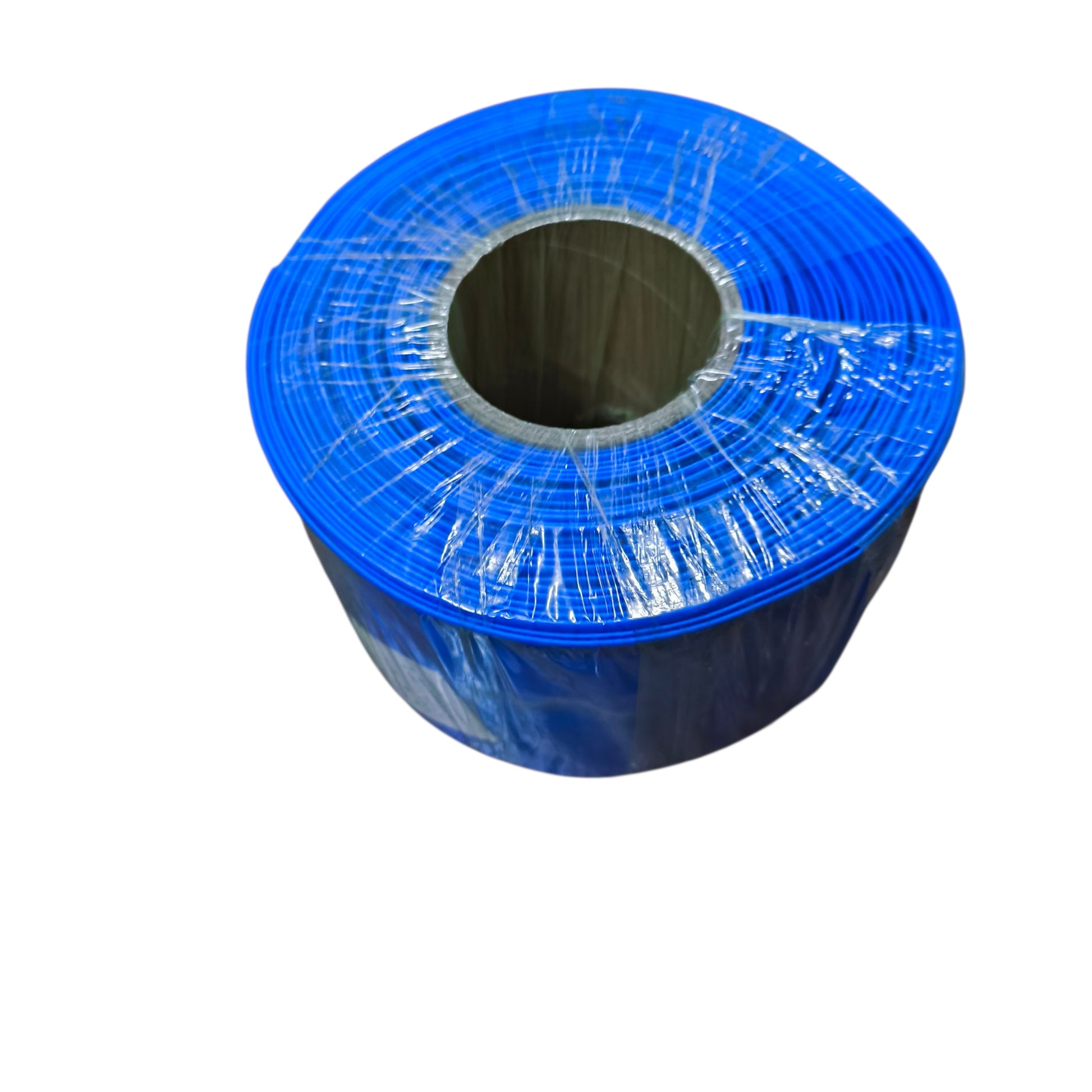 Heat Shrinkable Tube 70mm Blue 1 Meter Per Order 125 Degrees Celsius 2:1 Ratio 1000V Insulation 25 Meters Per Roll