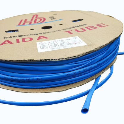 Heat Shrinkable Tube Blue (6mm) for 8.0mm 8/7 AWG Temp. rating 125°C,Voltage Rating 0.6/1kV 200meters per roll