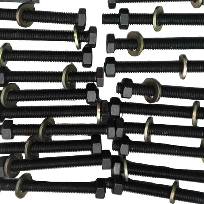 High Tensile Hexabolt with Locknut and Washer 12mm x 110mm II