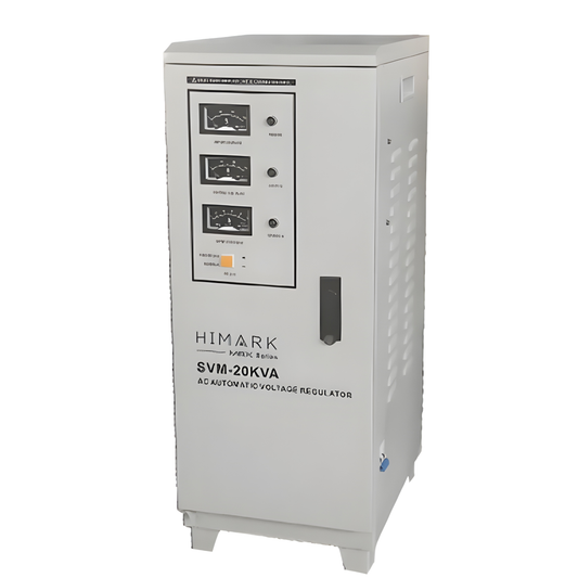 Himark 20000W Automatic Voltage Regulator 1 Input and 1 Output Terminal Binding MCB Protection SVM-20KVA