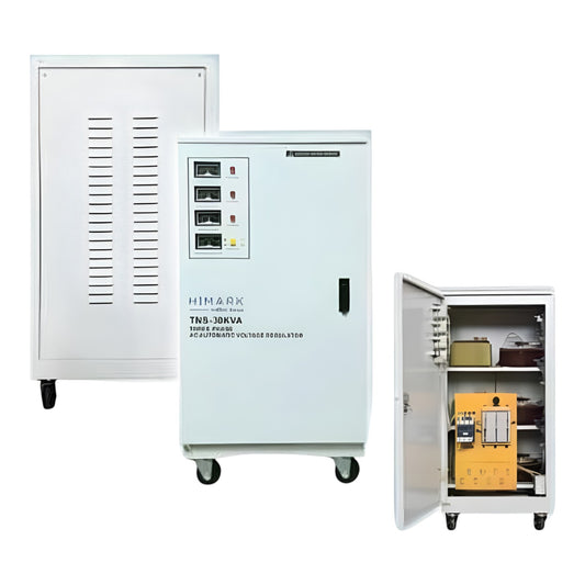 Himark 30KVA 220V AVR 3 Phase Series 1 x 176V-264V AC Input and 1 x 220V Output MCB TNS-30KVA (220V)
