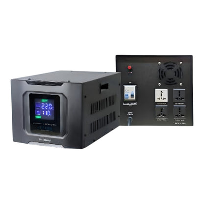 Himark 5000W AVR Low Input Voltage Series ( Pure Black) 90V-240V Input 220V and 110V Output SVL-5000 VA SL