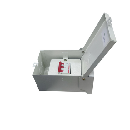 Himel 50A 3Pole 6KAIC 220V Miniature Circuit Breaker with Nema 3R Enclosure Koten K63N NEMA3RE-2P/3P+HDB3wN3PC50