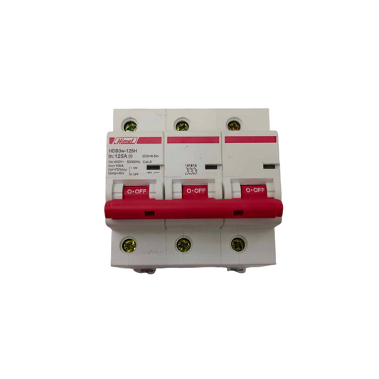 Himel 125A 3Pole Miniature Circuit Breaker 10KAIC 220V HDB3w125H3C125