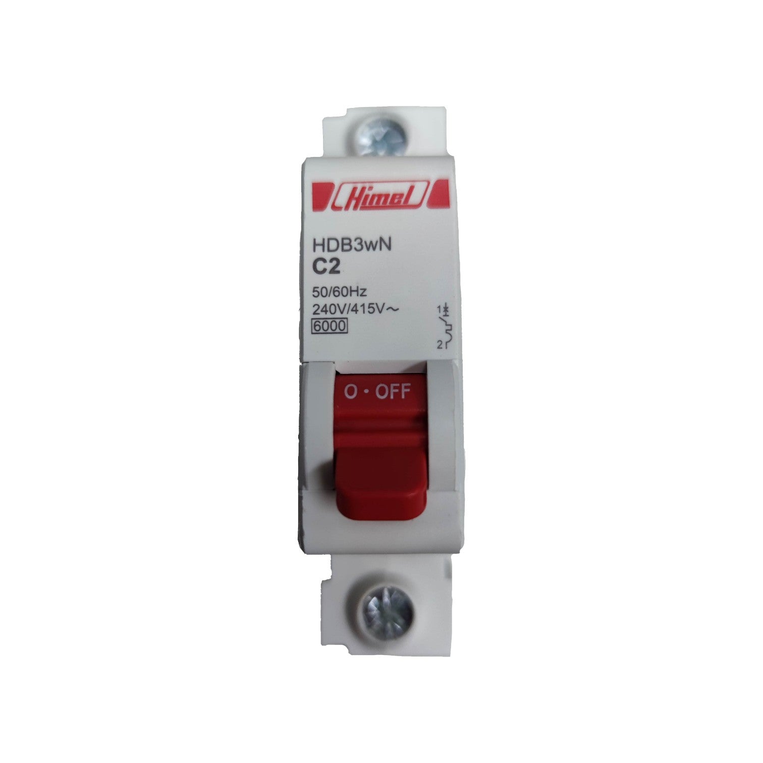 Himel 2A 1 Pole 6 KAIC Miniature Circuit Breaker 220V MCB HDB3wNC2