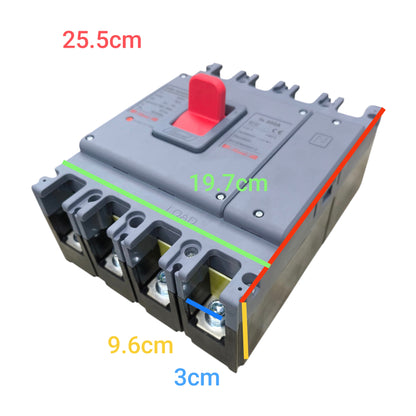 Himel 400A 4 Pole 220V 70 KAIC 400V Industrial Circuit Breaker MCCB HDM3400N400B3XX