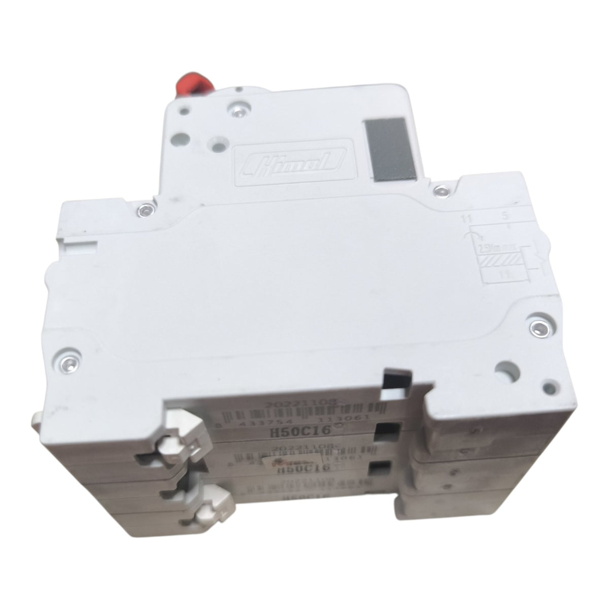 Himel 4A 3 Pole DC Breaker Miniature Circuit Breaker MCB 6KAIC 500V DC HDB3WZ3C4 Electx Electrical Supply
