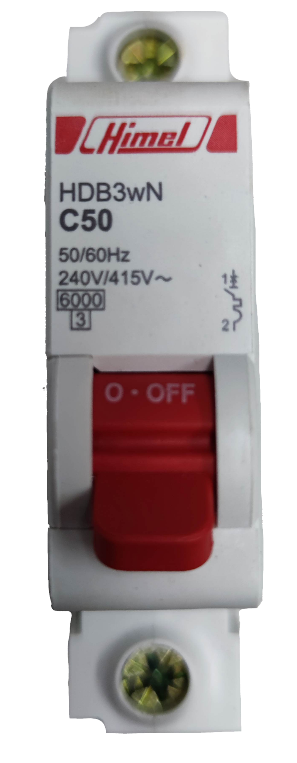 Himel 50A 1 Pole 6 KAIC Miniature Circuit Breaker 220V MCB HDB3wNC50