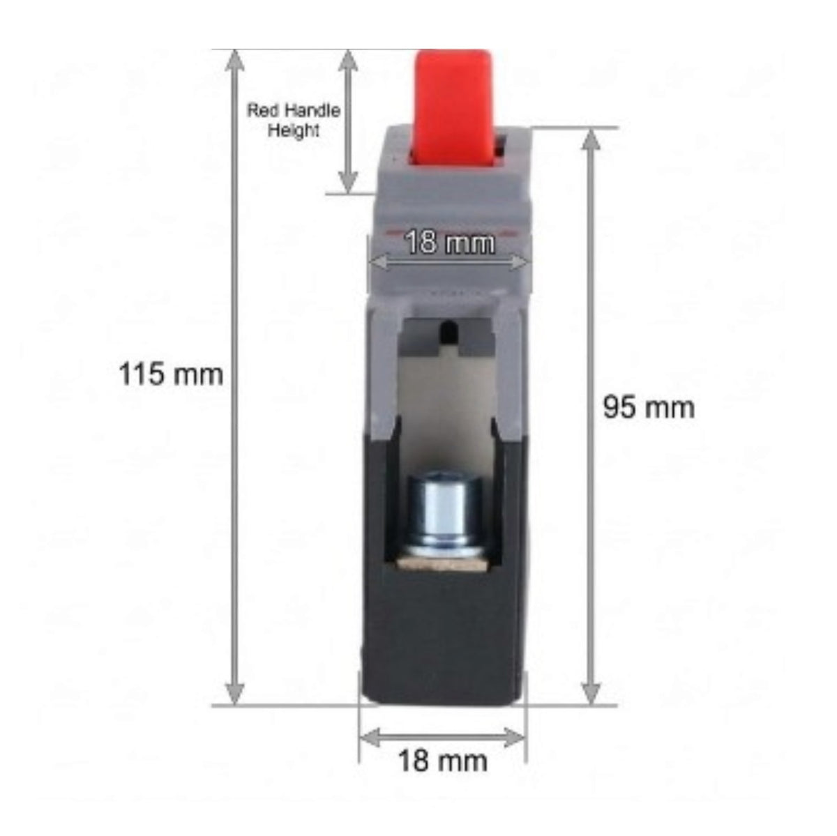 Himel 63A 1 Pole Molded Case Circuit Breaker 20KAIC 400V MCCB HDM2125L0631